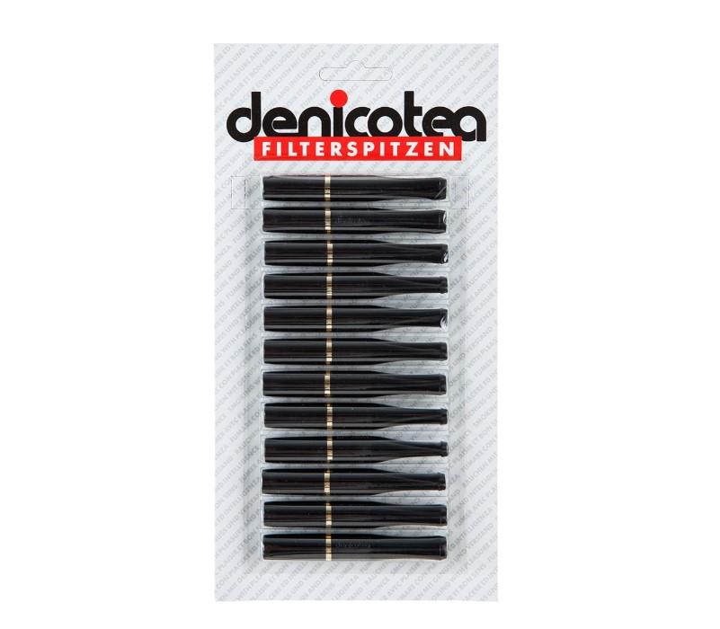 Denicotea Goldring Standard cigaretta szipka fekete arany színű gyűrűvel – 78 mm - egész tálca